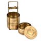 Brass Tiffin Box With Three Containers For Gifting purposes