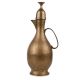 Brass Indian Tea pot Surahi Long Thin Handle Inverted Cup Lid