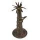 Brass Dhokra Statue Of Tribal Man Climbing Sailfi Tree