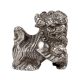 Silver Aluminum Dragon Statue Luck Feng Shui Animal Statue