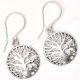 92.5 Sterling silver Earrings Tree Of Life Drop Earrings