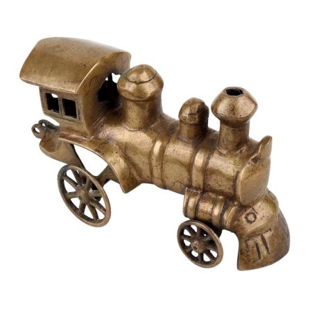 Handmade Brass Steam Engine Showpiece