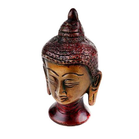 Divine Brass Buddha Head Home Decoration Statue