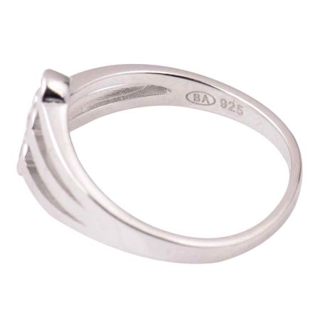 92.5 Sterling Silver Toe Ring Open able American Diamond Studded Branched Married Women Jewelry (Pair)