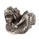Aluminum Sitting Dragon Statue Chinese Feng Shui Figurine