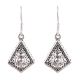 Traditional 92.5 Sterling Silver Earrings Filigree Dangle Earrings