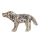 Brass Incense Holder Standing Dog Statue