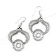 92.5 Sterling Silver Earring With Filigree Work Dangle Earrings