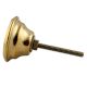 Black Strip Brass Shell Cabinet Knob