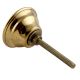 Black Strip Brass Shell Cabinet Knob