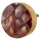 Brown Inlay Resin Decor Knobs