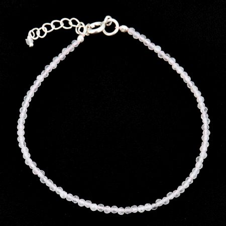 Clear Quartz Beaded bracelet for women and girls