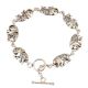 Elephant Charms 92.5 Sterling Silver Bracelet For Women