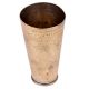 Golden Brass Lassi Glass Cup With Faded Dotted Design