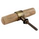 Natural T Bar Wood Brass Cabinet Knobs