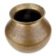 Traditional Round Brass Water Pot Golden Polish