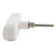 T Bar White Stone Gold Line Cabinet Knobs