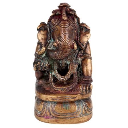 Brass Crawling Ganesha Bal Ganesha Statue