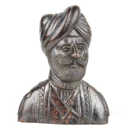 Handmade Brass Indian Army Solider Bust
