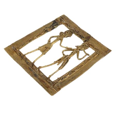 Traditional Brass Dhokra Art Hanging Daily Activity Figurine