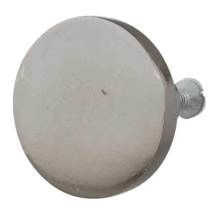 Platinum Grey Round Iron Cabinet Knob