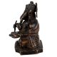 Brass Ganesha Statue Writing A Book