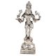 Brass Lord Vishnu Standing Idol Statue Worship Silver Finish