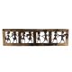 Brass Wall Decor Dhokra Folk ArtÂ With Tribal Figurines