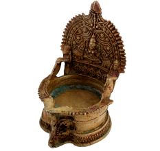 Handmade Brass Laxmi Lamp Diya