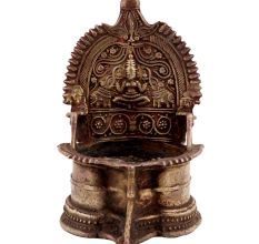 Golden Lakshmi Diya Brass Oil Lamp