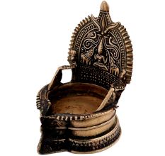 Divine Hand Made Brass Lakshmi Oil Lamp