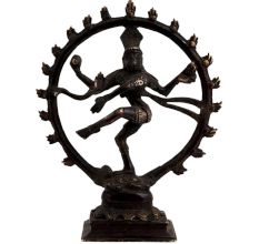 Brass Shiva Dancing Natraj Decorative Structure