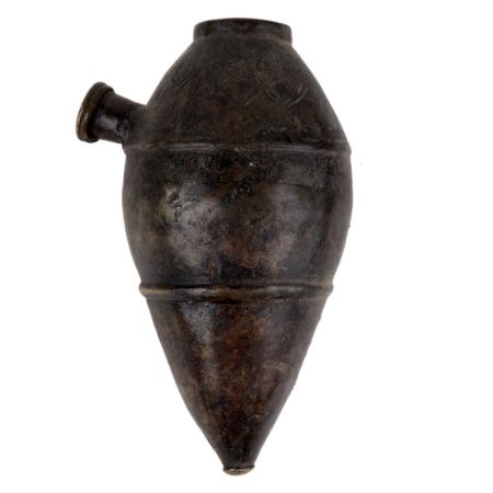 Hand Crafted Urn Shaped Brass Hookah Pot Base