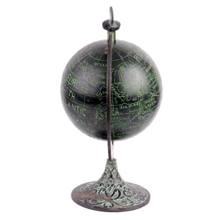 Brass Vintage Globe On A stand