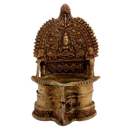 Handmade Brass Laxmi Lamp Diya