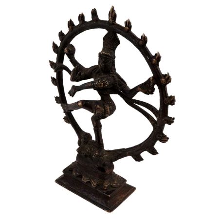 Brass Shiva Dancing Natraj Decorative Structure