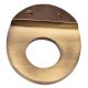 Brass Modern Cabinet Drawer Pull Oval Shape in Antique Gold Finish
