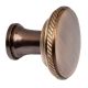 Brass Round Beaded Modern Minimalist Furniture Knob in Antique Gold Color