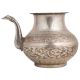 Brass Kamandal Pot With Spout Floral Decoration