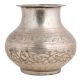 Brass Kamandal Pot With Spout Floral Decoration