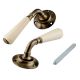 Cream Ceramic Door Mortice Handles