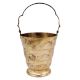 Brass Carved Bucket Engraved Leaves And Flowers
