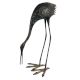 Handcrafted Crane Brass Bird Statue Home Decoration