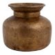 Brass Water Pot Broad Base And Wide Mouth