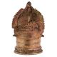 Hand crafted Brass Gajllaxmi Lamp With Beautiful Engravings