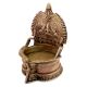 Brass Puja Gajllaxmi Vilakku Oil Lamp For Home Decoration