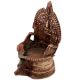 Brass South Indian GajalaxmiÂ Motif Brass Oil Lamp