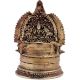 Golden Brass Gaja Laxmi Lakshmi Lamp