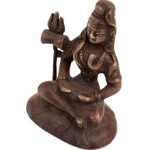 Brass Shiva Statue Creator And Destroyer