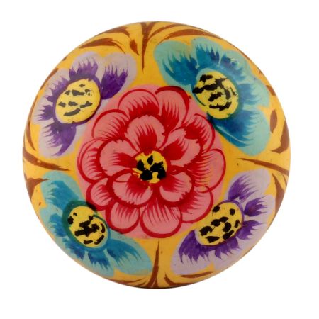 Red & Blue Colourful Designer Wooden Knob